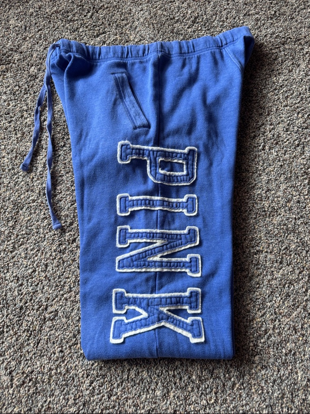 PINK Victoria's Secret Royal Blue Logo Joggers
